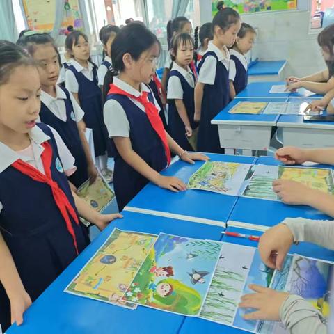 向阳路小学组织低年级进行期末无纸笔测试活动