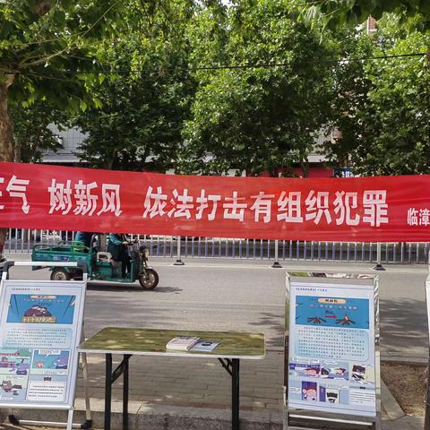 临漳县组织开展《反有组织犯罪法》集中宣传活动
