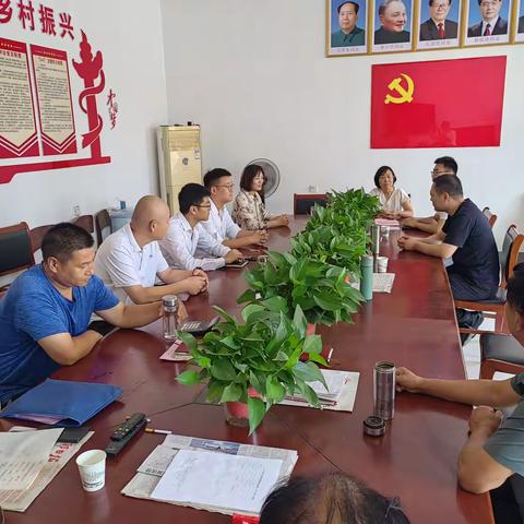 临漳县扫黑办督导章里集镇后章村政法第一书记工作开展情况