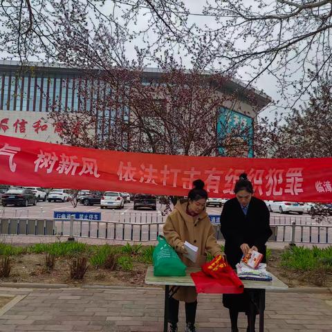 临漳县组织开展扫黑除恶《反有组织犯罪法》宣传活动