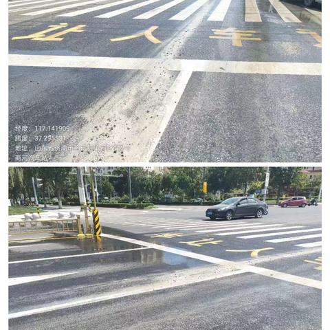 【商河城管】直属中队严查道路撒漏污染，营造舒适出行环境