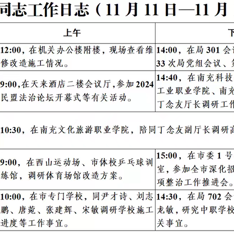 2024年11月11日—2024年12月1日