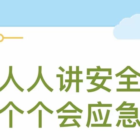 人人讲安全  个个会应急——应县宝坻阁幼儿园2024年全国防灾减灾日主题活动