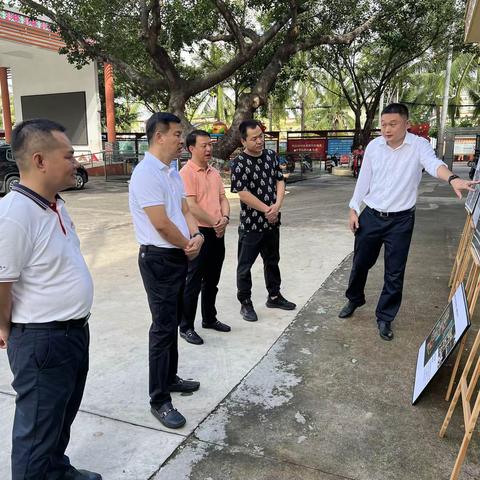 天涯区委副书记陈东敏到槟榔村调研和美乡村建设情况