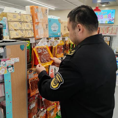 尚稷路市场监管所开展元旦春节期间食品安全监管工作