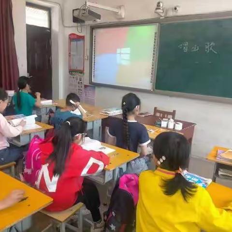 孙庄小学 关爱学生幸福成长 带领学生音乐课馆陶第三督学责任区