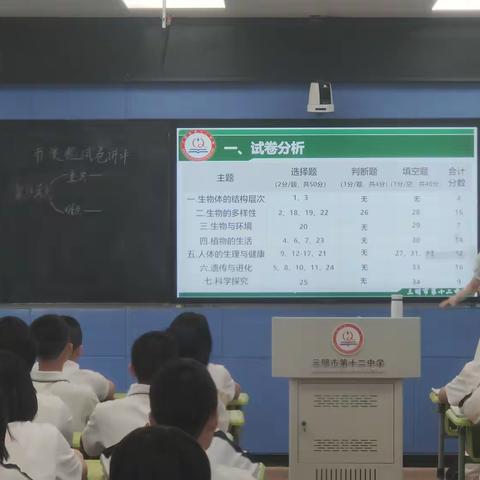 鉴往知来析成绩  观今识共求提升 ——2023-2024学年第二学期三元区八年级生物教研活动