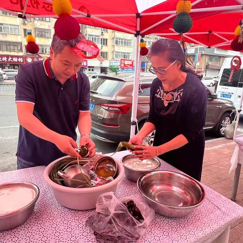 幸福路上口齿留香 食肆街头“粽”享欢乐