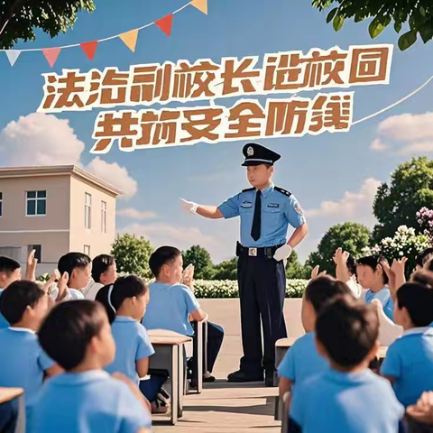 法治副校长进校园  共筑安全成长防线