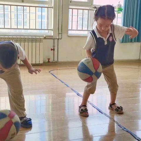 新龙幼儿园期末篮球测试🏀