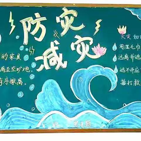 警钟长鸣抓防范，积极防灾保平安——铁口小学第三期“防灾减灾”主题黑板报展示活动