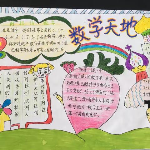 多彩数学，展现自我———双减下冯小三四年级数学作业展示