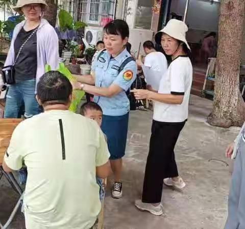 人民街道开展“7.28”唐山大地震纪念日防震减灾科普宣传活动