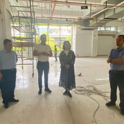 新城区副区长李枫艳到解放门街道调研图文港项目并检查教培机构