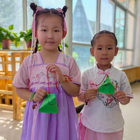 吴起二幼中六班“粽香情浓端午安康”