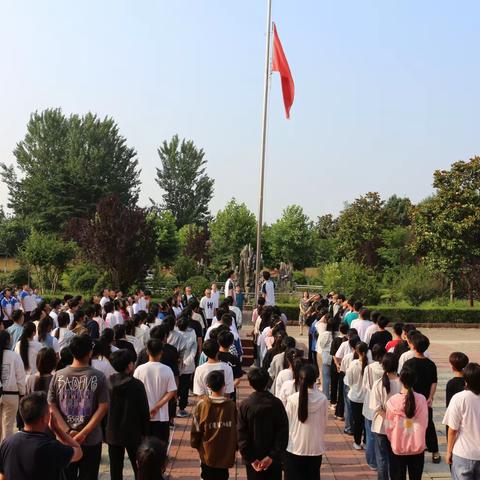 【全环境立德树人】赢未来，从张汪中学启航——2023年中考壮行会毕业升旗仪式