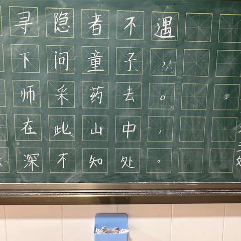 海口市滨海第九小学2023-2024学年第五周科学组粉笔字练习