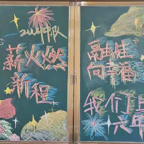 “薪火燃新程，融娃向幸福” 你好，六年级！ ——祝融小学2004班开学记