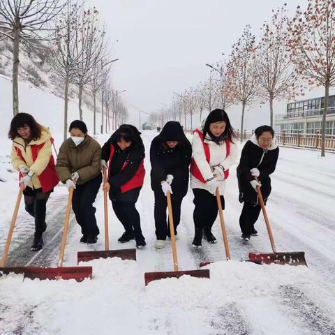 紫东社区开展“积雪清扫贴心守护   保障出行暖心相伴”