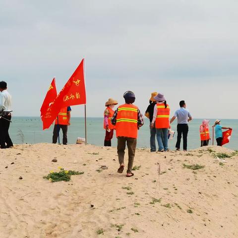 不向海洋及沙滩丢弃和倾倒垃圾，保护海域生态