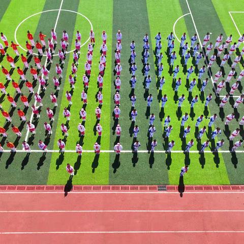 青春展操场 梦想正启航——门源县启航小学迎"六一”系列活动之校园广播操比赛活动