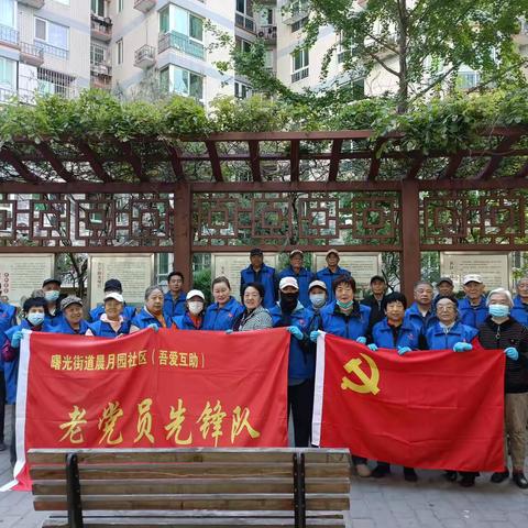 晨月园社区老党员清洁日活动：银发力量焕新社区环境