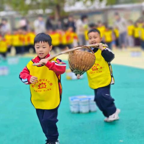 萌娃庆丰收 运动乐翻天——合峪镇中心幼儿园大班秋收运动会