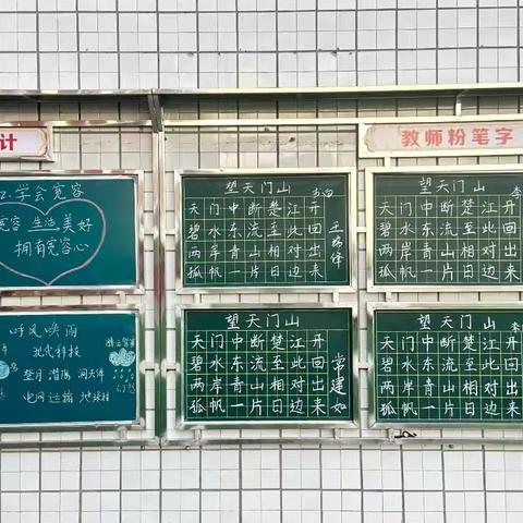 妙笔生花粉笔字 规范板书基本功 --武家庄镇高庄则小学 教师基本功训练 （第六期）