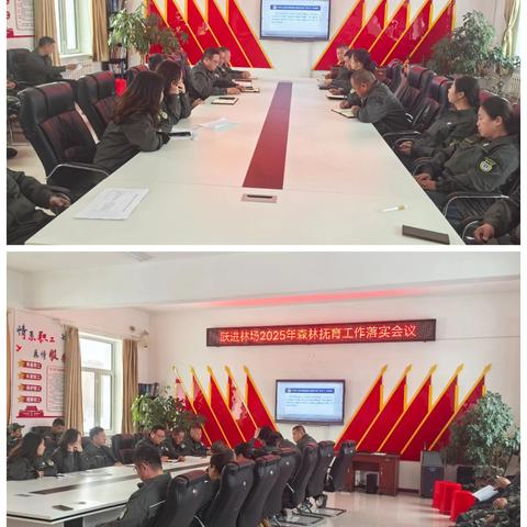 跃进林场认真落实开展森林抚育工作