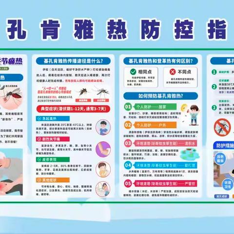 预防基孔肯雅热，共筑健康防线 ‍——姚沙小学预防基孔肯雅热知识宣传