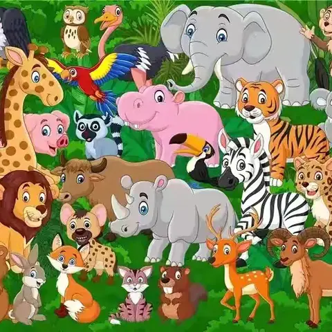 金城幼儿园西华苑分园中二班课程故事《我的动物朋友》