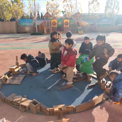 高唐县金城西华苑幼儿园大班积木游戏观察记录