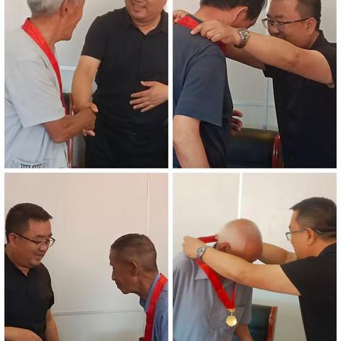洋河南镇举行“光荣在党50年”纪念章颁发仪式
