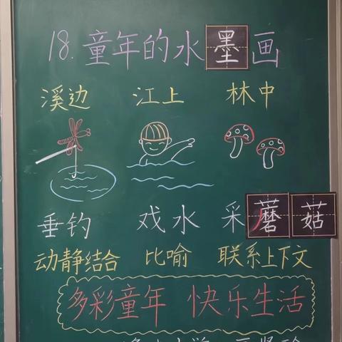 逸夫小学三年级教师板书设计