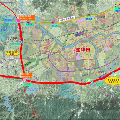 建德至武义高速公路婺城段项目获批