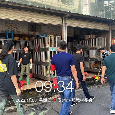 那大镇那恁村委会开展“巩卫”卫生整治工作