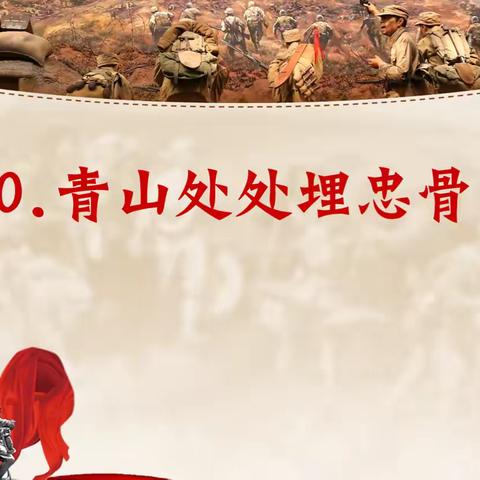 在伟人的泪光中触摸家国情怀 ——记江玲老师课例《青山处处埋忠骨》