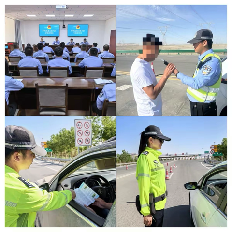 沙州高速公路大队多措并举筑牢初夏季节道路交通安全防线