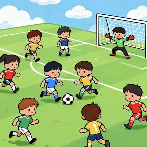 绿茵逐梦，以球会友 ——东营市海河小学与丁庄街道希望小学成功举办城乡小学生足球友谊赛