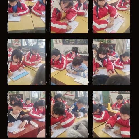 《写好中国字，做好中国人》红旗小学四年级五班学生在行动