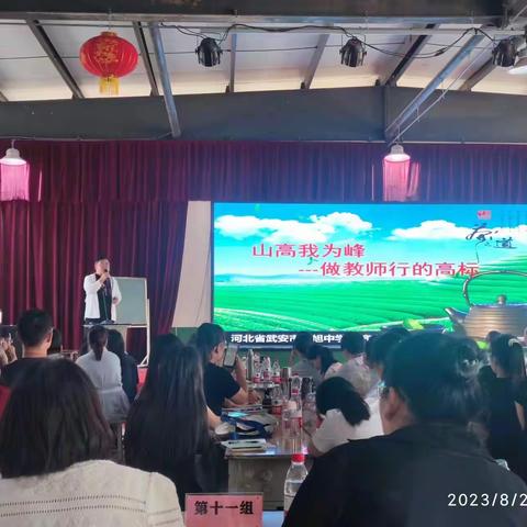 夏意浓浓培训时，收获满满入心来——漳河店镇中心校2023年暑期教师培训：名师讲座