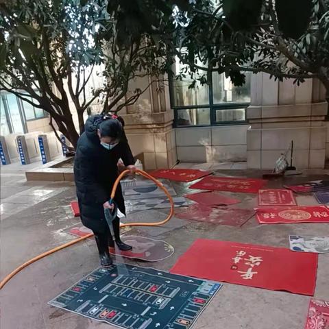 天正中央大街物业服务中心｜除尘辞旧岁，欢“洗”迎新年 ‍ ‍