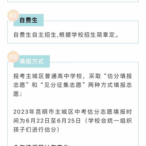 2023初高家长参考：中考志愿如何填报，可以填报几所学校，录取流程和时间