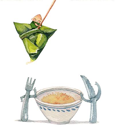 与＂粽＂不＂童＂六一快乐