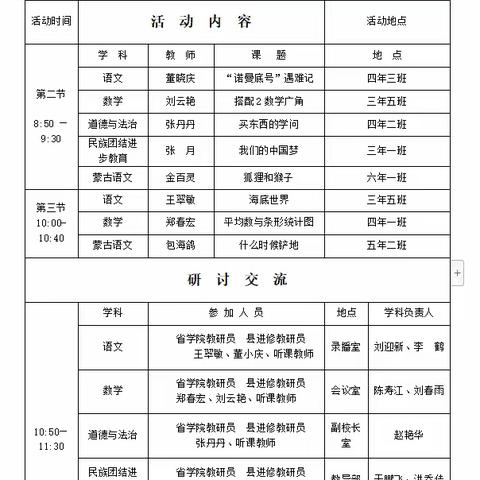 “教”以潜心  “研”以致远  ——吉林省教育学院民族教育教研培训部基地校调研及学科教研活动