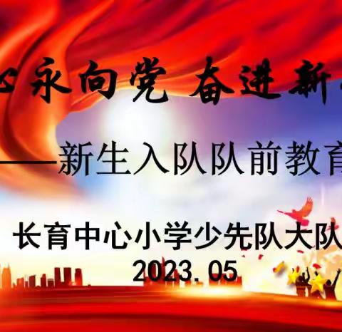 “童心永向党  奋进新征程”——新生入队队前教育活动