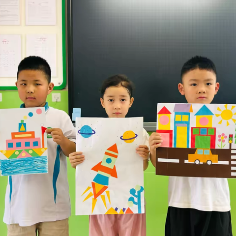 创意无限拼  感悟数学美——官厅小学一年级数学学科实践活动