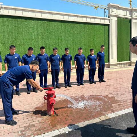 魏县洹水大道消防救援站组织开展水源普查