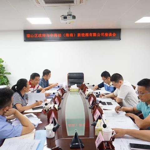 琼山区政府与中海油(海南)新能源有限公司座谈会