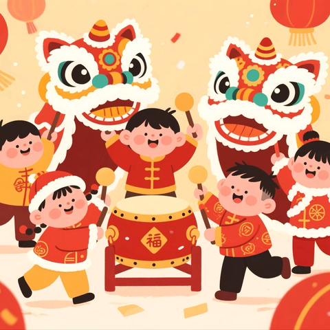 小叮当幼儿园2025年秋季学期——“非遗里的中国年”庆元旦活动